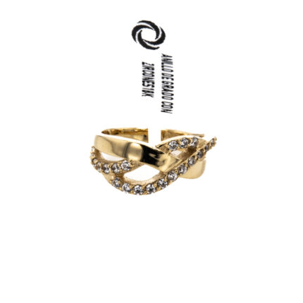 ANILLO DE GRADO CON ZIRCONES 18K