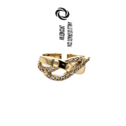 ANILLO DE GRADO CON ZIRCONES 18K