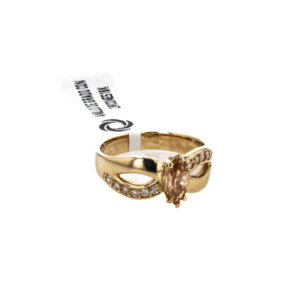 ANILLO DE GRADO CON ZIRCONES 18K
