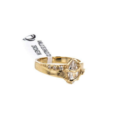 ANILLO DE GRADO CON ZIRCONES 18K