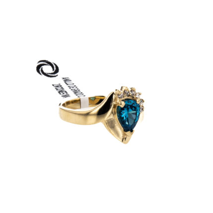 ANILLO DE GRADO CON ZIRCONES 18K