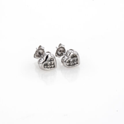 ARETES 14K ORO BLANCO PFINA