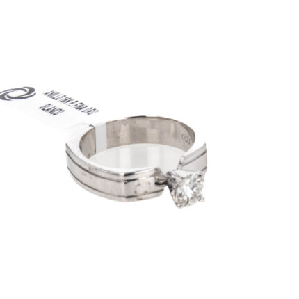 ANILLO 18K P. FINA ORO BLANCO