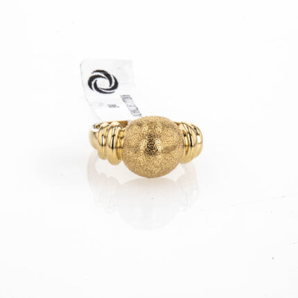ANILLO SATINADO 18K