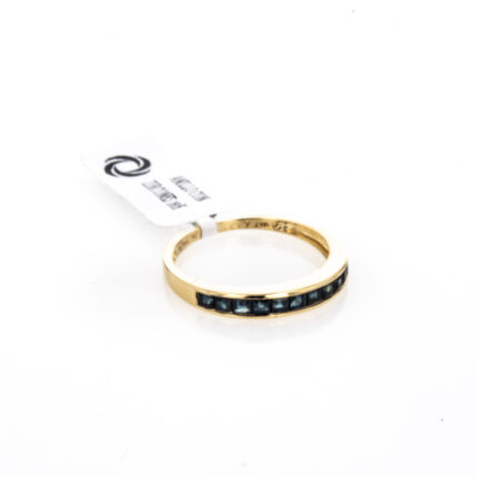 ANILLO CON ZIRCONES 18K