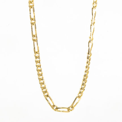CADENA CUBANA ALTERNADA 18K