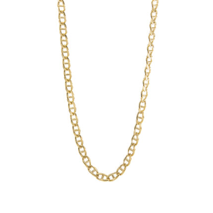 CADENA TEJIDO ANCLA 18K