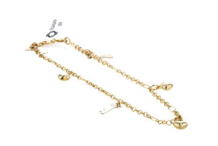 TOBILLERA ROLON CON DIJES 18K