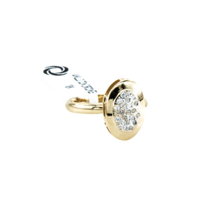 ANILLO CON ZIRCONES 18K