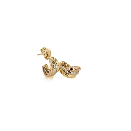 ARETES TOPOS 3 OROS 18K