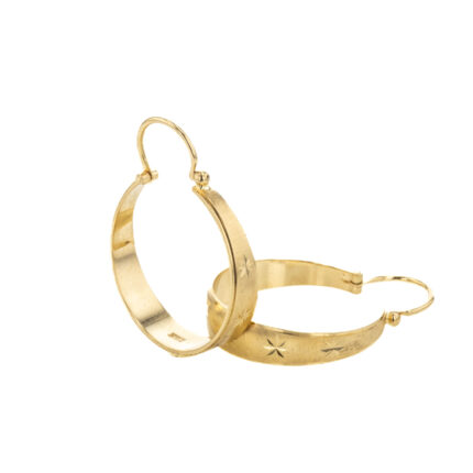 ARETES CANDONGAS 18K