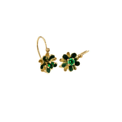 ARETES ZARCILLOS CON ZIRCON 18K