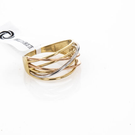 ANILLO CON DISE?O 3 OROS TK