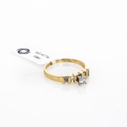 Anillo 18k P. Fina - Solitario