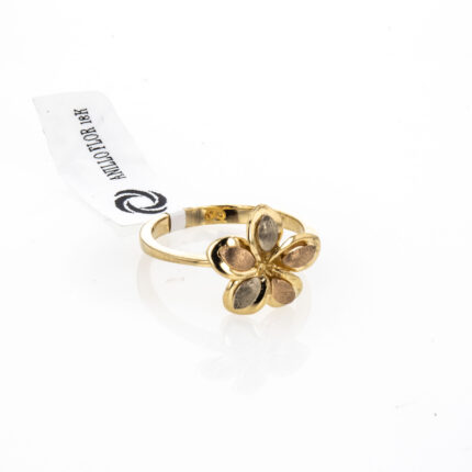 ANILLO FLOR 18K