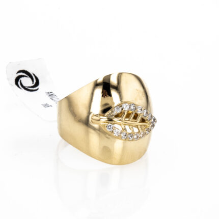 ANILLO ZIRCONES 18K