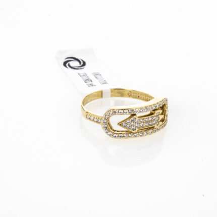 ANILLO CON ZIRCONES 18K