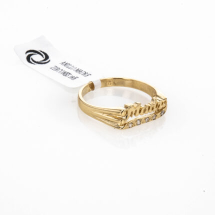 ANILLO MADRE ZIRCONES 18K