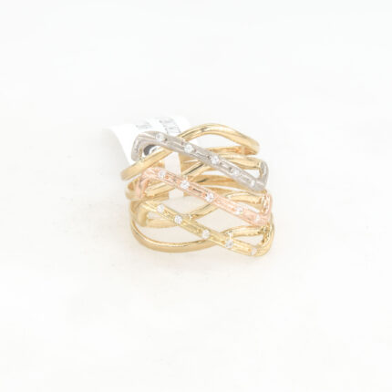 ANILLO CON ZIRCON 18K