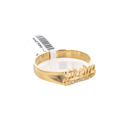 ANILLO MADRE CON ZIRCONES 18K