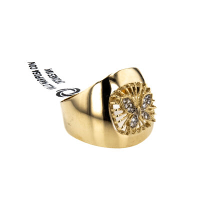 ANILLO MARIPOSA CON ZIRCONES 18K