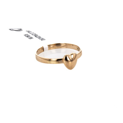 ANILLO CORAZON ORO ROSA 18K