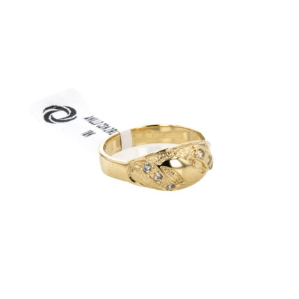 ANILLO CON ZIRCONES 18K