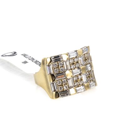 ANILLO CON ZIRCONES 18K
