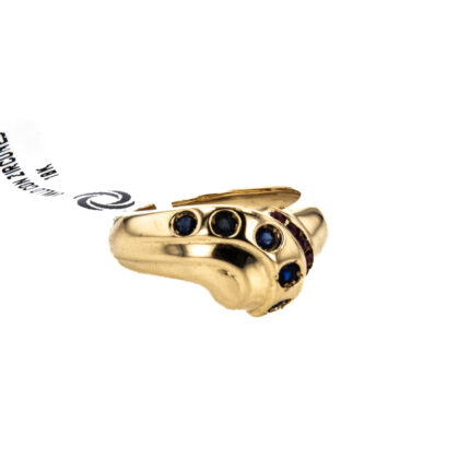 ANILLO CON ZIRCONES 18K