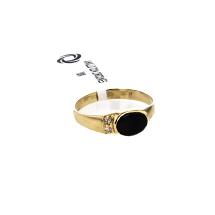 ANILLO CON ZIRCONES 18K