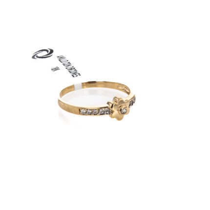 ANILLO CON ZIRCONES 18K