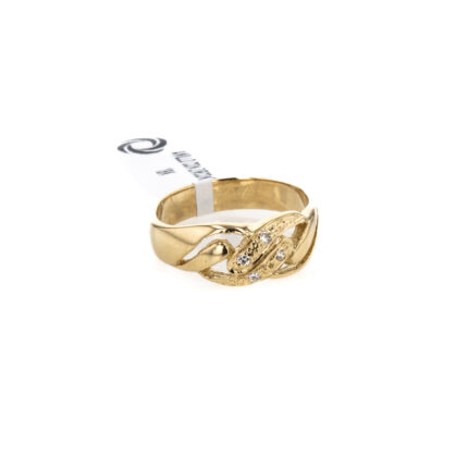 ANILLO CON ZIRCONES 18K