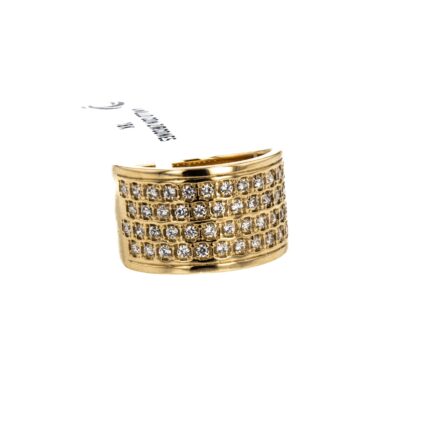 ANILLO CON ZIRCONES 18K