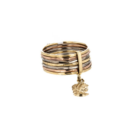 ANILLO CON DIJE 18K