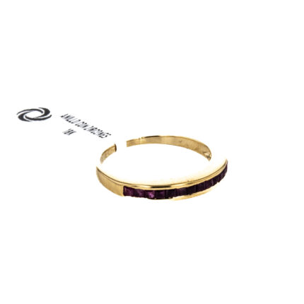 ANILLO CON ZIRCONES 18K