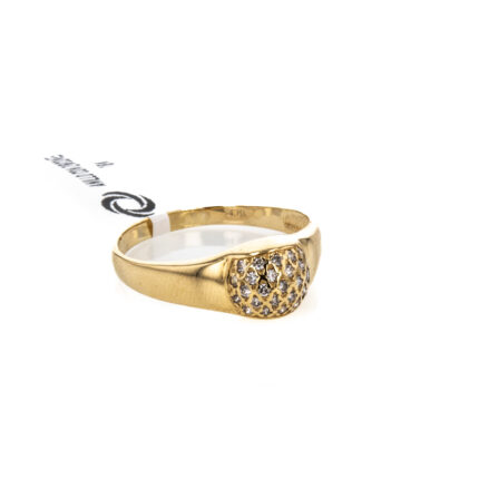 ANILLO CON ZIRCONES 18K