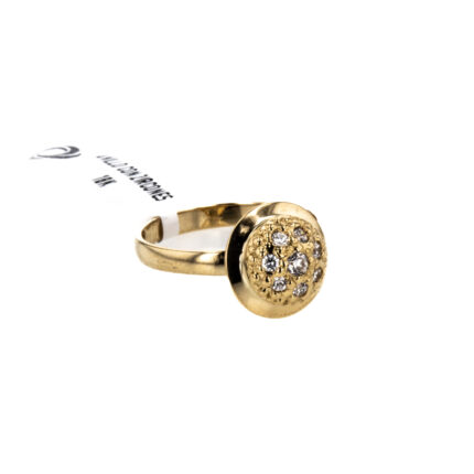ANILLO CON ZIRCONES 18K