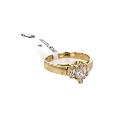 ANILLO CON ZIRCONES 18K