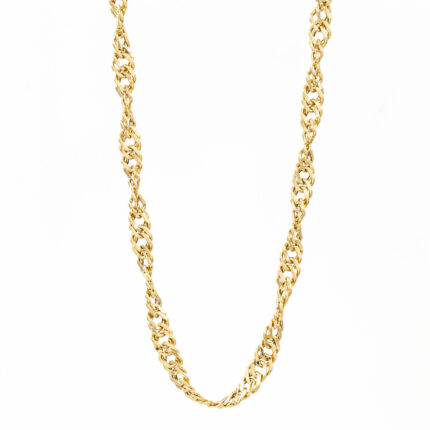 CADENA TEJIDO SINGAPUR 18K