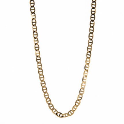 CADENA TEJIDO ANCLA 18K
