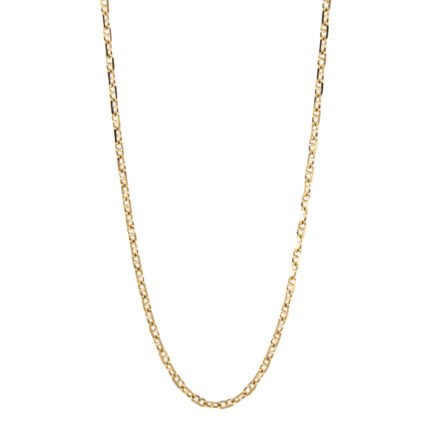 CADENA TEJIDO ANCLA 18K