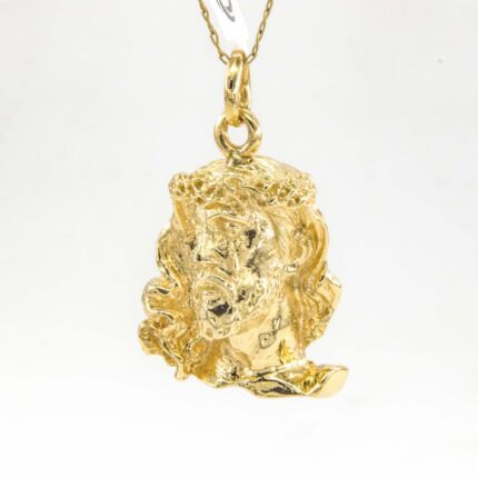 DIJE CRISTO ALTO RELIEVE 18K