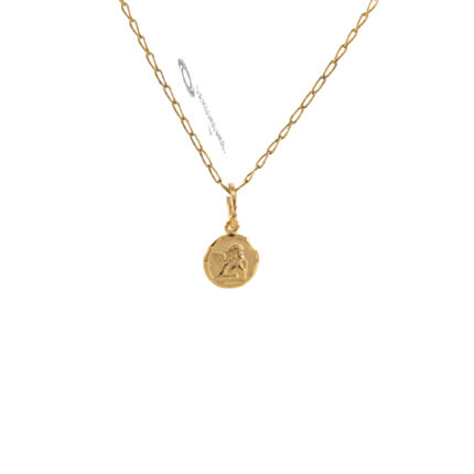 DIJE REDONDO ANGEL 18K