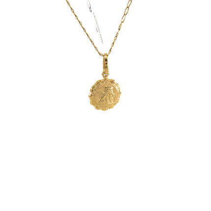 DIJE REDONDO ANGEL 18K