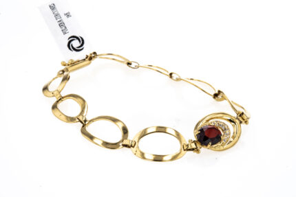 PULSERA ZIRCONES 18K