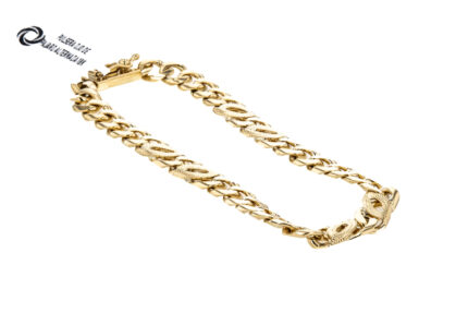 PULSERA OJO DE PAJARO ALTERNADA 18K