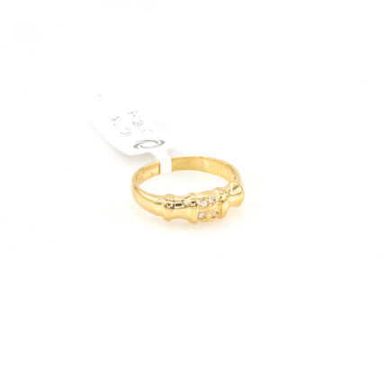 ANILLO CON ZIRCONES 18K