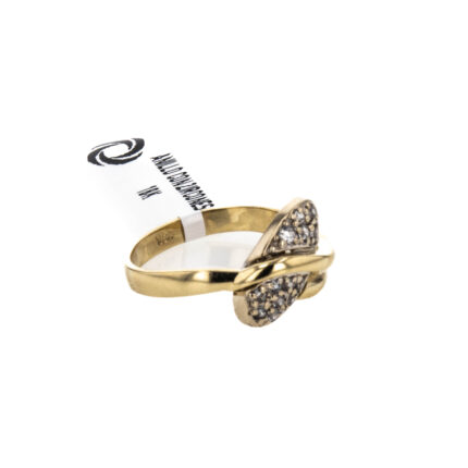 ANILLO CON ZIRCONES 18K
