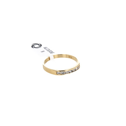 ANILLO CON ZIRCONES 18K