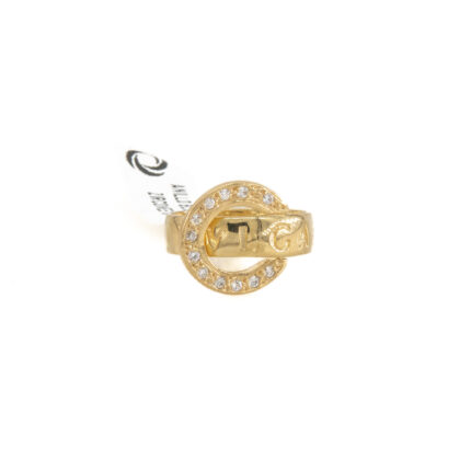 ANILLO BLGARI CON ZIRCONES 18K